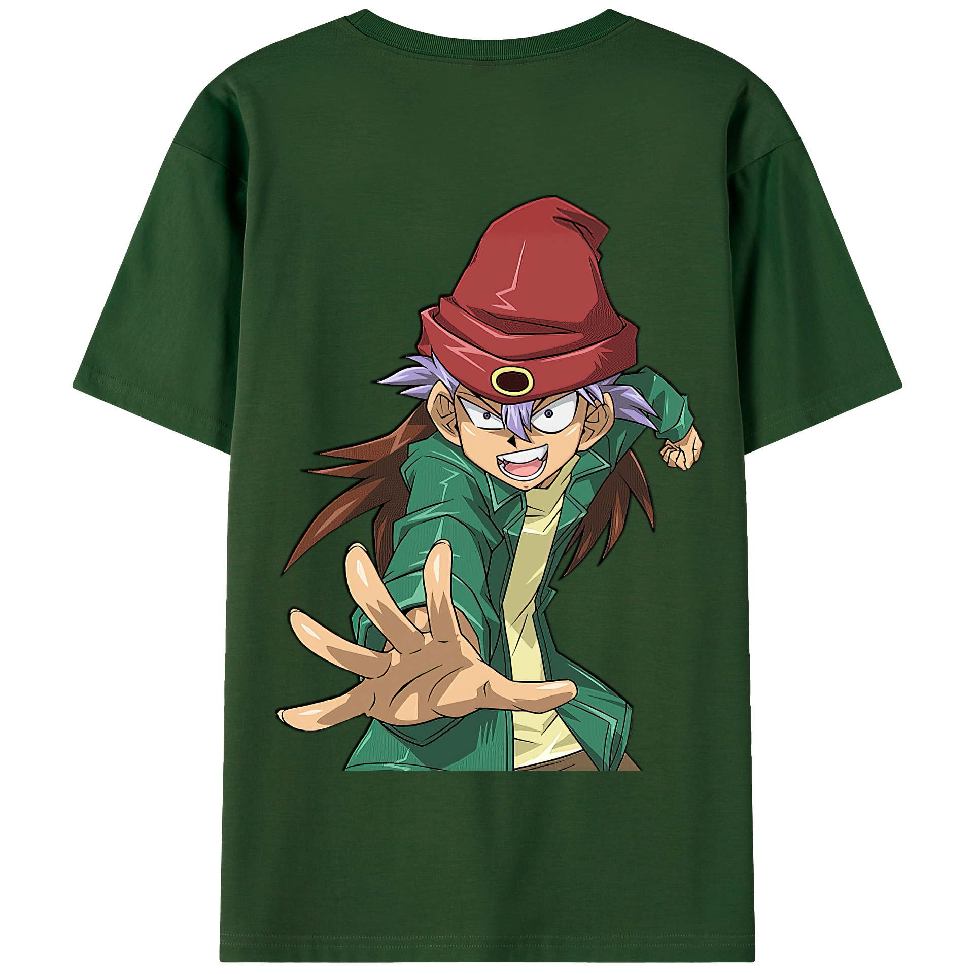（画像用） 遊☆戯☆王 Yu-Gi-Oh! 綿100％半袖Tシャツ（背面プリント）